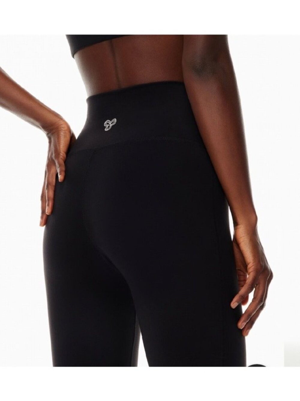 Aritzia TnAction Split Hi-Rise Long Flared Leggings Womens Size Small Black - Picture 10 of 16